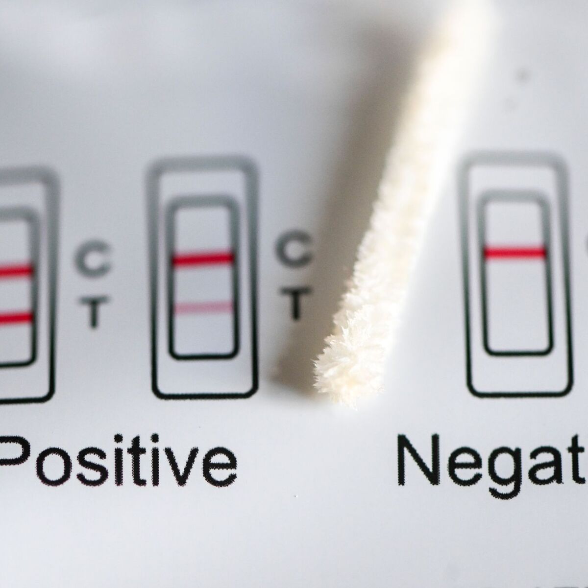 Positiv oder negativ - das zeigt ein Test an. (Symbolbild) - Foto: Jens Kalaene/dpa