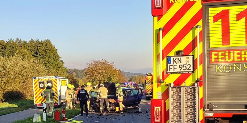 FW Konstanz: Verkehrsunfall - Foto: presseportal.de