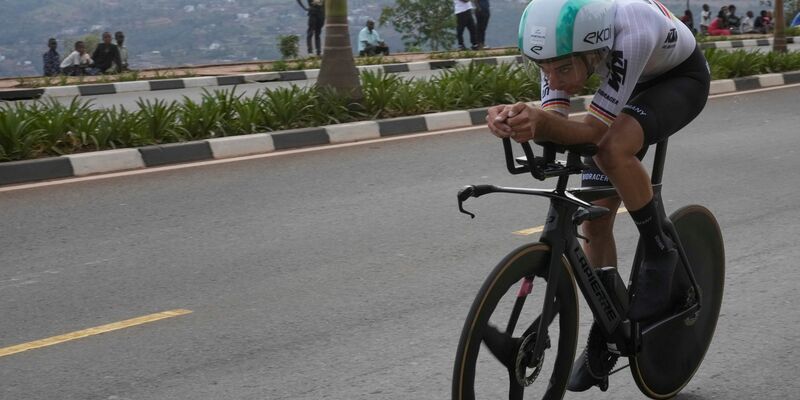 Der deutsche Radprofi Miguel Heidemann war Teil des deutschen Mixed-Teams bei der EM. (Archivbild)  - Foto: Jerome Delay/AP/dpa