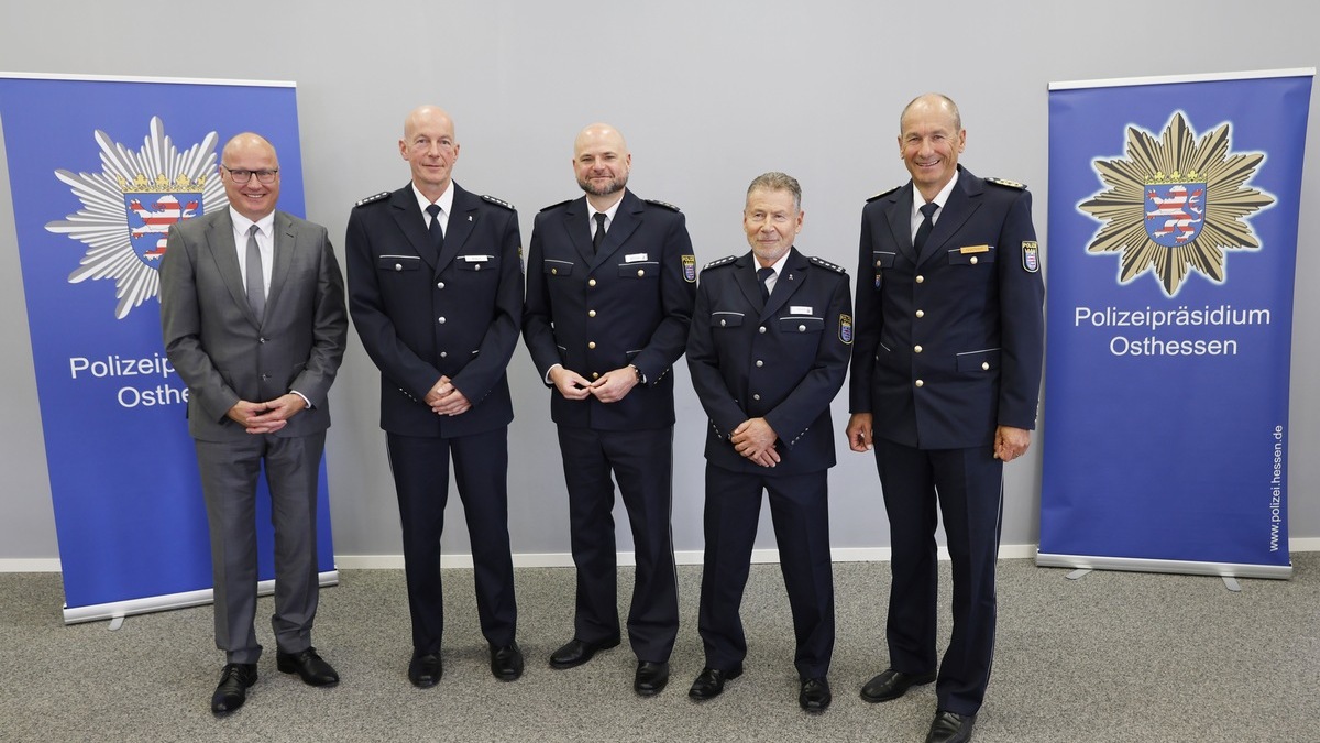 POL-OH: Neue Leitungen bei der Polizeidirektion Vogelsberg und der Polizeistation Alsfeld - Foto: presseportal.de
