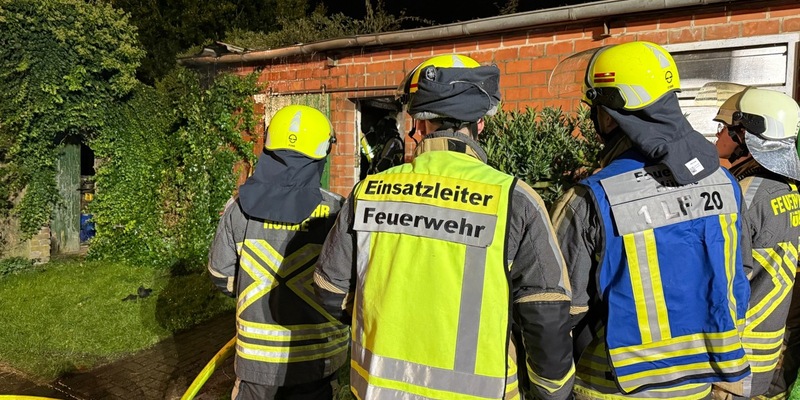 FW Hünxe: Brand in Pferdestall, Tiere gerettet - Foto: presseportal.de