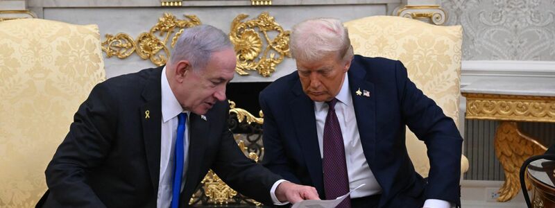 Am Montag hatte Trump den Friedensplan vorgestellt.  - Foto: Avi Ohayon/Israel Gpo/ZUMA Press Wire/dpa
