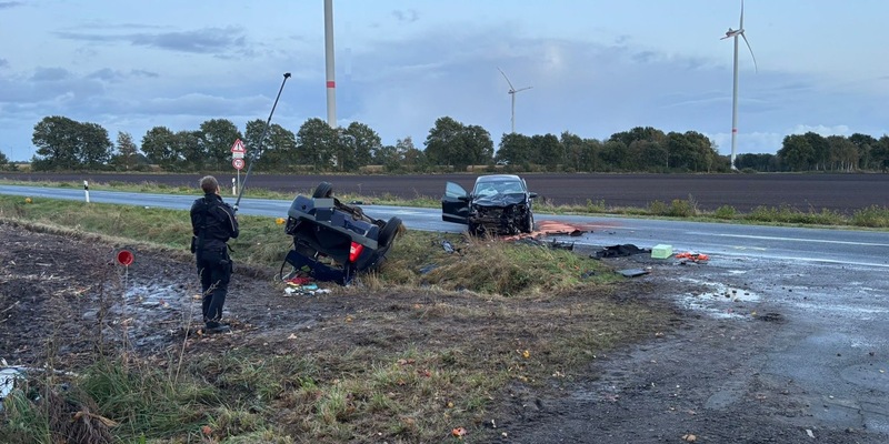 POL-STD: Kutenholz: Tödlicher Verkehrsunfall auf der Landesstraße 123 - Foto: presseportal.de