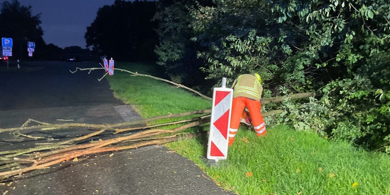 FW Alpen: Zwei Sturmeinsätze am Wochenende - Foto: presseportal.de
