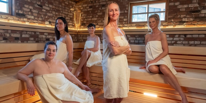 Neue Staffel Die Frauensauna mit Schwerpunkt Plötzlich Wechseljahre! / ARD Gesund-Doku-Serie vom rbb ab 18. Oktober in der ARD Mediathek - Foto: presseportal.de
