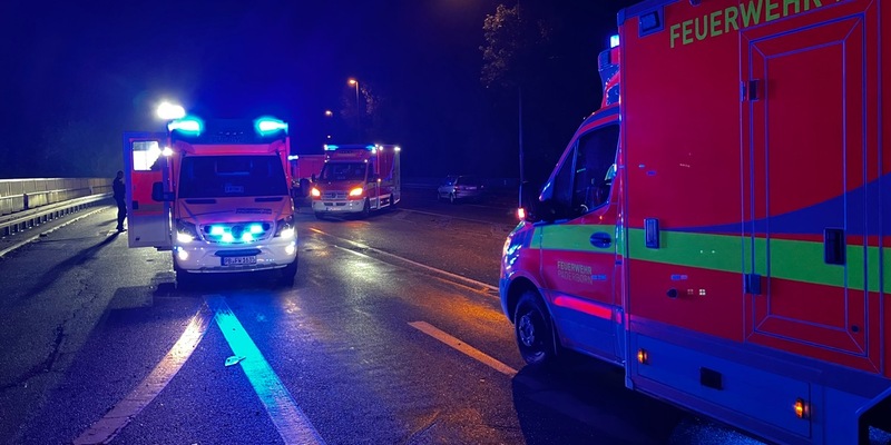 FW Paderborn: Verkehrsunfall Kreuzung Residenzstraße / Münsterstraße - Foto: presseportal.de