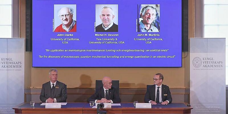 Bekanntgabe von Physik-Nobelpreis am 07.10.2025 - Foto: über dts Nachrichtenagentur