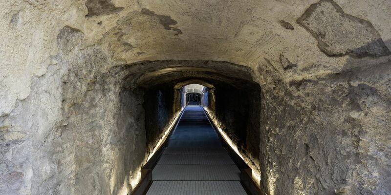 Nur an bestimmten Tagen ist der Gang für Besucherinnen und Besucher geöffnet.  - Foto: Simona Murrone/Parco Archeologico del Colosseo/dpa