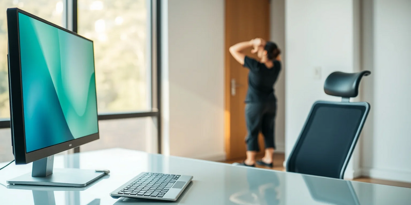 Bürogymnastik: Vier Übungen gegen den Sitzmarathon - Foto: über boerse-global.de
