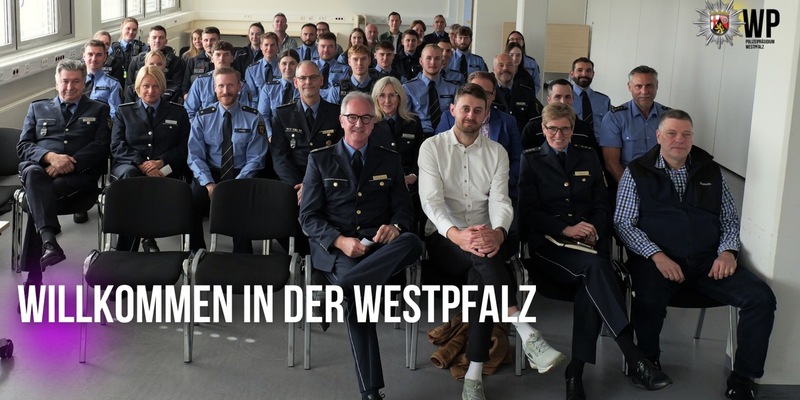 POL-PPWP: Polizeipräsidium Westpfalz begrüßt neue Kolleginnen und Kollegen - Foto: presseportal.de