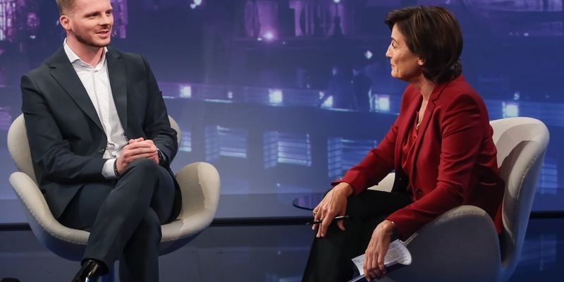 SPD-Generalsekretär bei „maischberger“: Klüssendorf warnt vor Drohnen-Abschuss und „Angstmaschinerie“ - Foto: presseportal.de