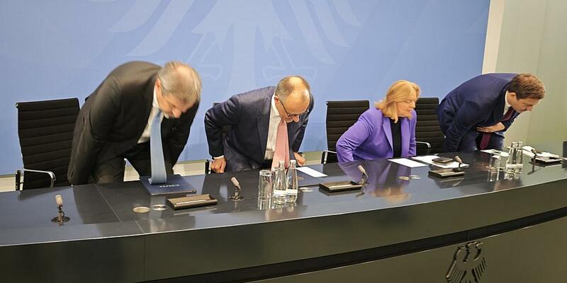 Pressekonferenz nach Koalitionsausschuss am 09.10.2025 - Foto: über dts Nachrichtenagentur