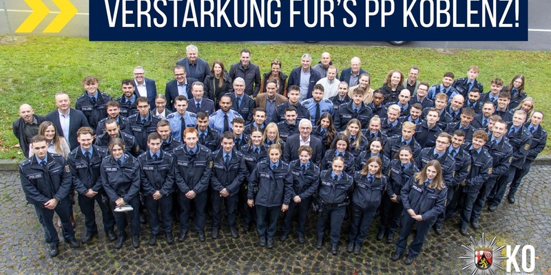 POL-PPKO: Wieder Zuwachs für das Polizeipräsidium Koblenz! - Foto: presseportal.de