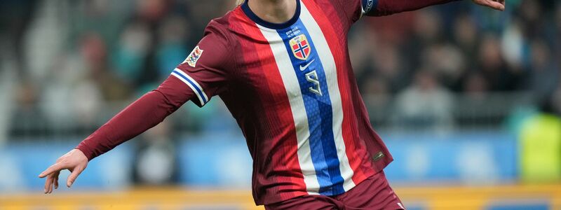 Norwegen mit Superstar Erling Haaland hat beste WM-Chancen. - Foto: Darko Bandic/AP/dpa