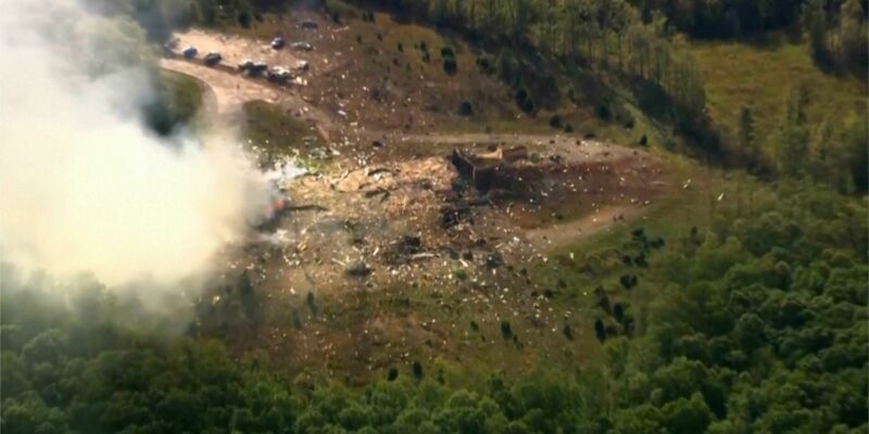 Bei der Explosion hat es Todesopfer gegeben. - Foto: Uncredited/WTVF-TV/AP/dpa