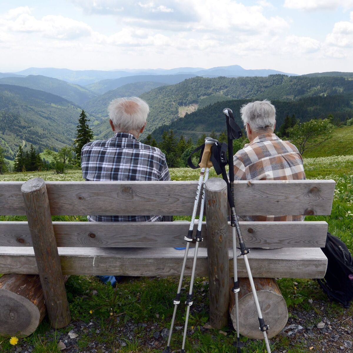 Auch im hohen Alter noch fit genug für die Wandertour in den Bergen sein: Dafür können wir schon in jungen Jahren etwas tun. (Symbolbild) - Foto: Patrick Seeger/dpa/dpa-tmn