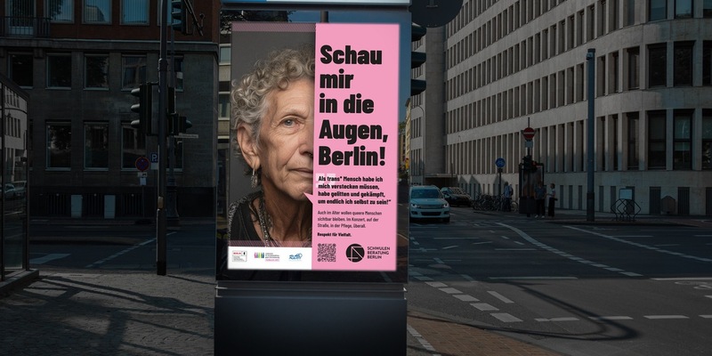 Schau mir in die Augen, Berlin - Kampagne macht LSBTI* im Alter sichtbar - Foto: presseportal.de