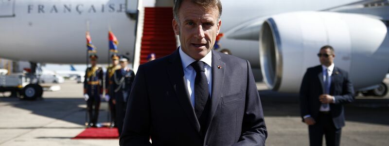 Macron ruft die Parteien auf, auf Stabilität hinzuarbeiten. - Foto: Yoan Valat/Pool EPA/AP/dpa