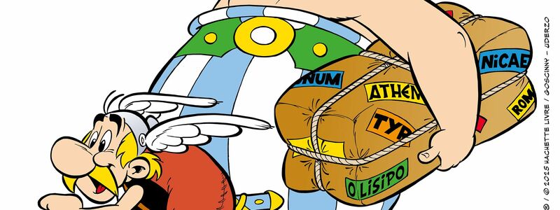 Statt Ferienstimmung gibt es wieder viel Ärger mit den Römern. - Foto: ASTERIX®- OBELIX®- IDEFIX®/© 2025 LES ÉDITIONS ALBERT RENE/GOSCINNY-UDERZO /dpa