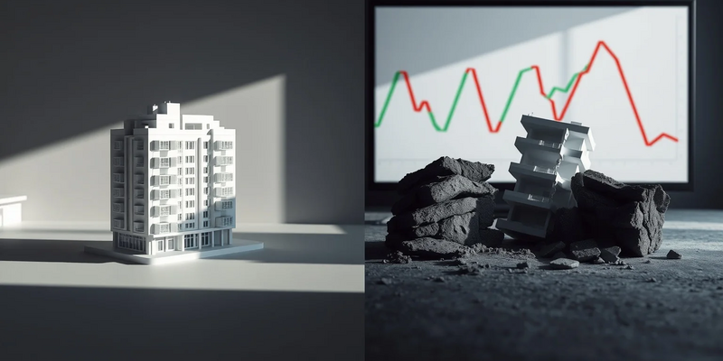 Bauwirtschaft: Infrastruktur boomt, Wohnungsbau kollabiert - Foto: über boerse-global.de