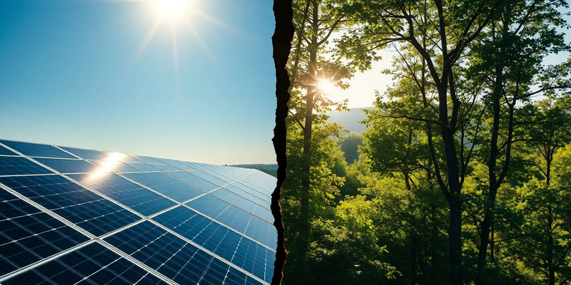 Solarenergie: Grüner Strom gegen grünen Naturschutz - Foto: über boerse-global.de