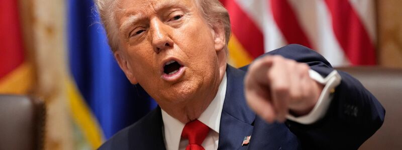 US-Präsident Trump will, dass die Hamas die Waffen abgibt.  - Foto: Alex Brandon/AP/dpa