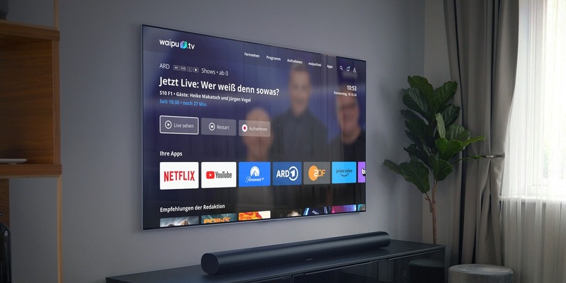 IPTV zum Einstiegspreis: waipu.tv macht Schluss mit Kabel- und Satellitenfernsehen/ Fachpresse urteilt: Testsieger, ausgezeichnet und sehr gut - Foto: presseportal.de