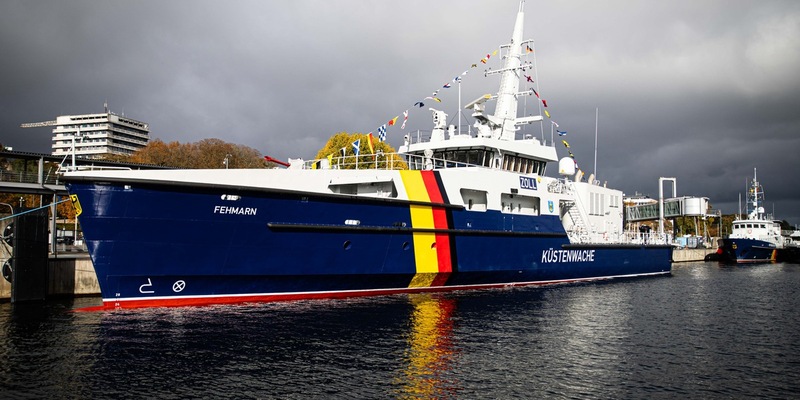 HZA-KI: Zollschiff Fehmarn feierlich getauft und in Dienst gestellt / Neues Einsatzschiff mit LNG-Antrieb - Foto: presseportal.de