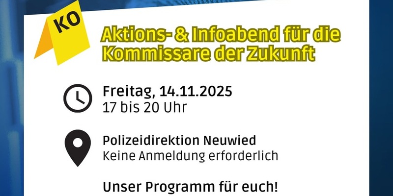 POL-PDNR: Crime Night - Aktions- und Infoabend für die Kommissare der Zukunft - Foto: presseportal.de