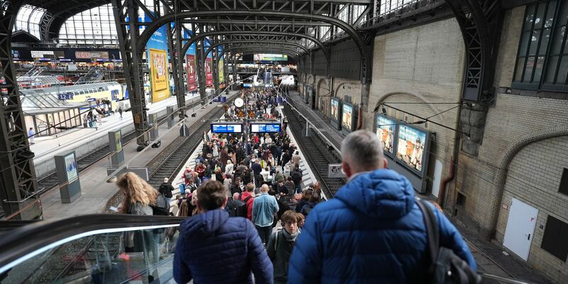 Jeden Tag fahren hunderte Züge am Hamburger Hauptbahnhof. - Foto: Marcus Brandt/dpa