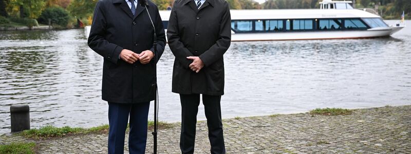 Merz war zu Gast in Brandenburg - eine seiner Äußerungen dort sorgt für massive Kritik.  - Foto: Britta Pedersen/dpa