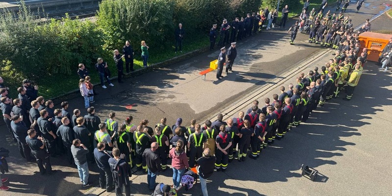 FW LK Esslingen: Abnahme des Leistungsabzeichens im Landkreis Esslingen - Foto: presseportal.de