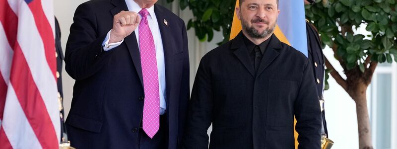US-Präsident Trump hat den ukrainischen Präsidenten Selenskyj empfangen. (Archivbild) - Foto: Alex Brandon/AP/dpa