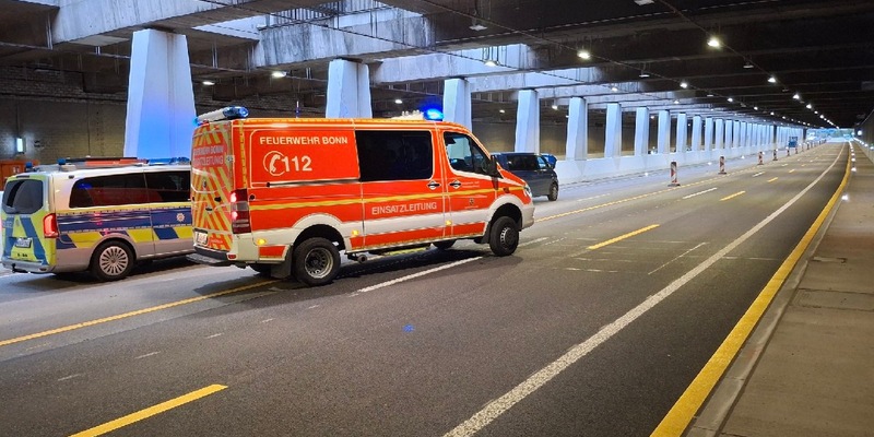 FW-BN: Rauchentwicklung im Straßentunnel - Foto: presseportal.de