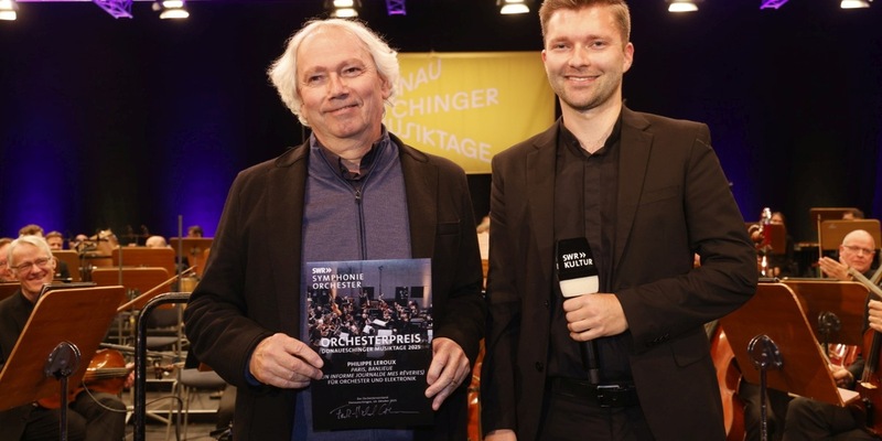 Vielstimmige Donaueschinger Musiktage erzielen Rekordauslastung / SWR Symphonieorchester verleiht Orchesterpreis an Philippe Leroux / Rekordauslastung von 97 % - Foto: presseportal.de