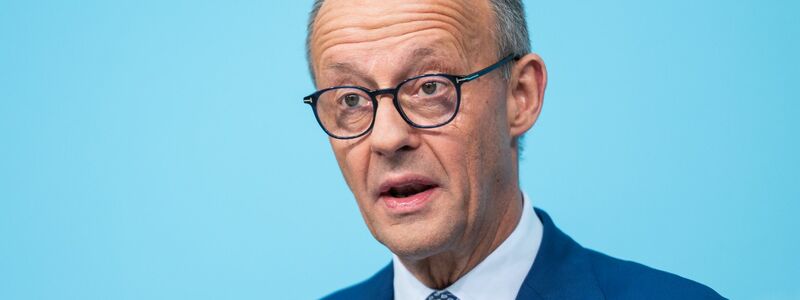 Merz will von dem Begriff Brandmauer nichts mehr wissen.  - Foto: Christophe Gateau/dpa