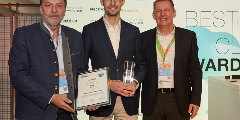Doppelter Erfolg für den Škoda Elroq beim ‚Best in Class Award‘ 2026 - Foto: presseportal.de