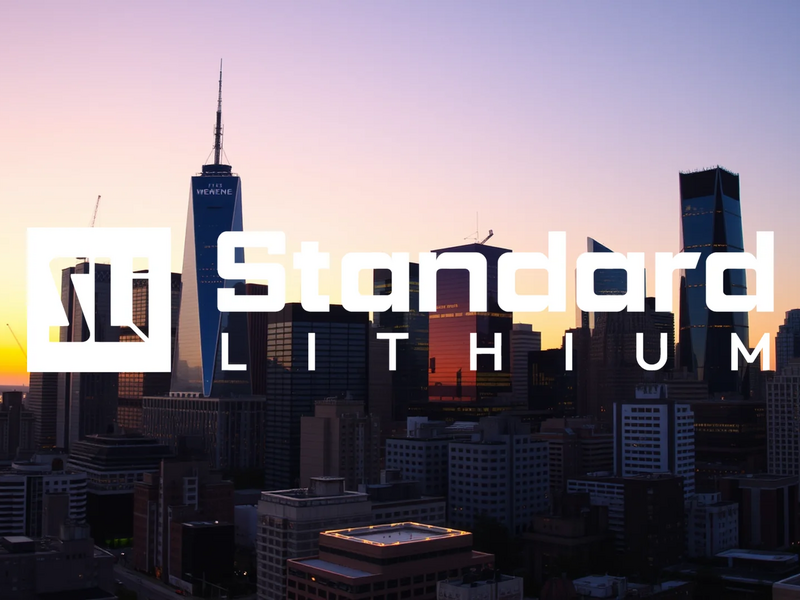 Standard Lithium Aktie: Kapitalzufluss vollendet! - Foto: über boerse-global.de