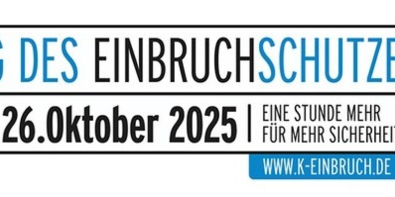 POL-LG: ++ aktuell scheitert fast jede zweite Tat! - Machen auch Sie es Einbrechern und Dieben schwer! ... und stehlen Sie den Tätern auch etwas, nämlich Zeit! ++ Tag des Einbruchschutzes - 26.10.25 - Foto: presseportal.de