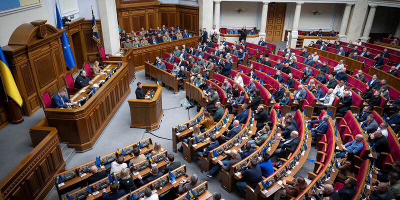 Trotz des laufenden Krieges tagt das ukrainische Parlament weiter. (Archivbild) - Foto: Press Service Of The President O/Press Service Of The President Of Ukraine/dpa