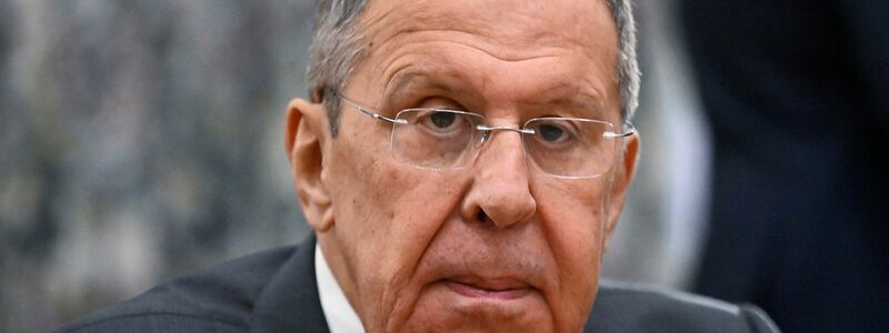 Sergej Lawrow äußerte sich in Russland. (Archivbild) - Foto: Alexander Nemenov/POOL AFP/dpa