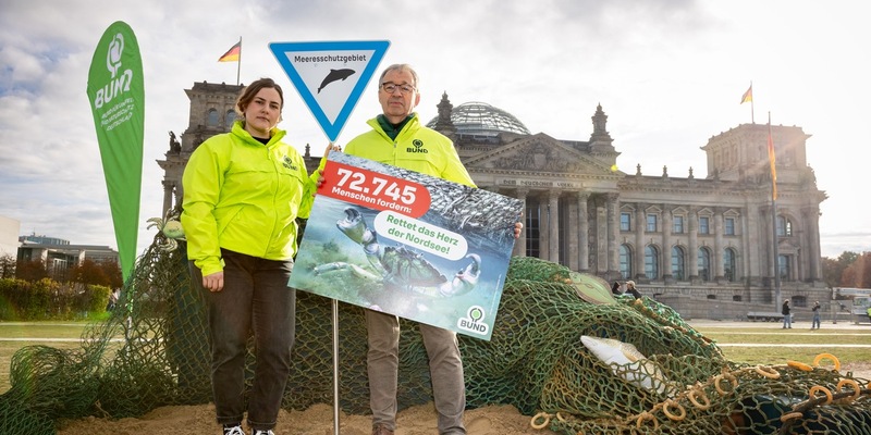 Schutzgebiet ohne Schutz: Rettet das Herz der Nordsee / BUND und über 72.000 Menschen fordern Verbot für Grundschleppnetzfischerei - Foto: presseportal.de