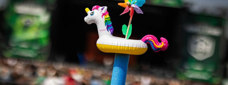 Mehr als Kitsch: das Einhorn besitzt auch eine Symbolkraft. (Symbolbild) - Foto: Moritz Frankenberg/dpa