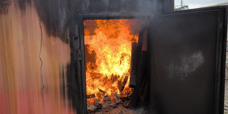 FW-EN: Wetter - Heißausbildung bei der Berufsfeuerwehr Hagen - Foto: presseportal.de