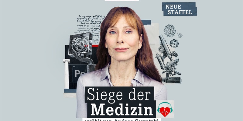 Siege der Medizin: Erfolgs-Podcast geht in die vierte Staffel - Andrea Sawatzki erzählt von den großen Krankheiten der Menschheitsgeschichte - Foto: presseportal.de