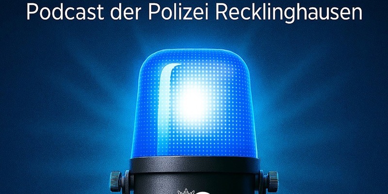 POL-RE: Kreis Recklinghausen/Bottrop: Blaulichtstimme - Der Podcast der Polizei Recklinghausen - Grafik - Foto: presseportal.de