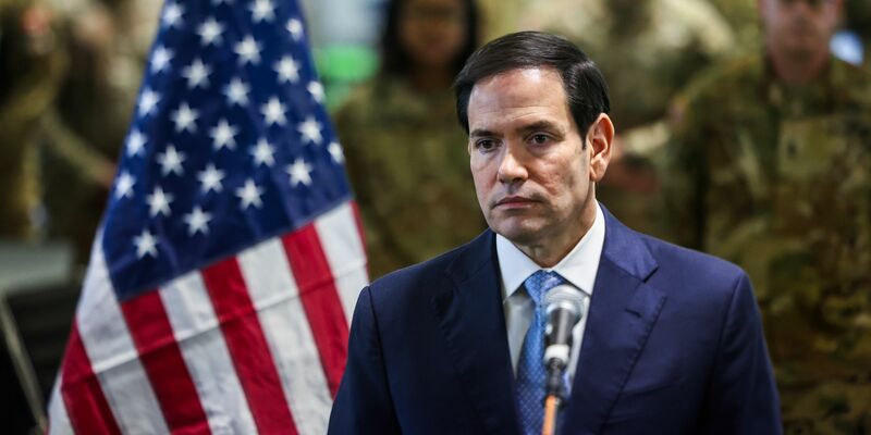 US-Außenminister Marco Rubio ist zu Besuch in Israel. - Foto: Fadel Senna/Pool AFP via AP/dpa