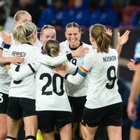 Kapitänin Giulia Gwinn möchte sich mit der deutschen Auswahl für die WM 2027 in Brasilien qualifizieren. (Archivbild) - Foto: Marius Becker/dpa