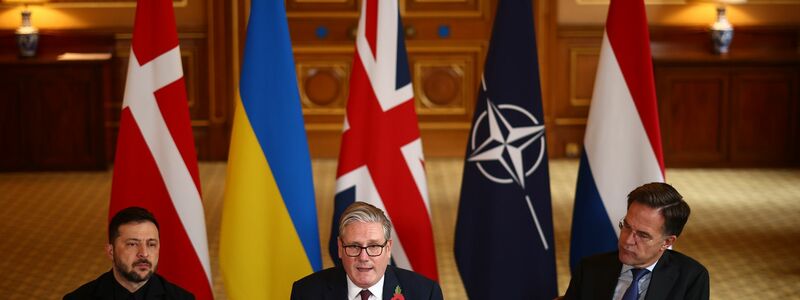 Bei dem Treffen in London ging es auch darum, wie die Ukraine durch den erwarteten schweren Kriegswinter kommen kann. - Foto: Henry Nicholls/Pool AFP/AP/dpa