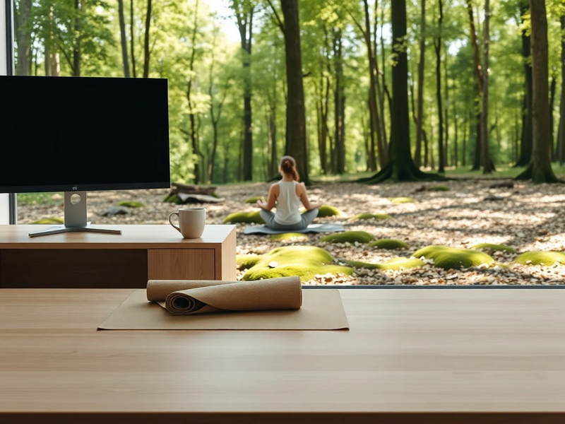 Waldbaden und Yoga: Naturtherapie gegen modernen Stress - Foto: über boerse-global.de